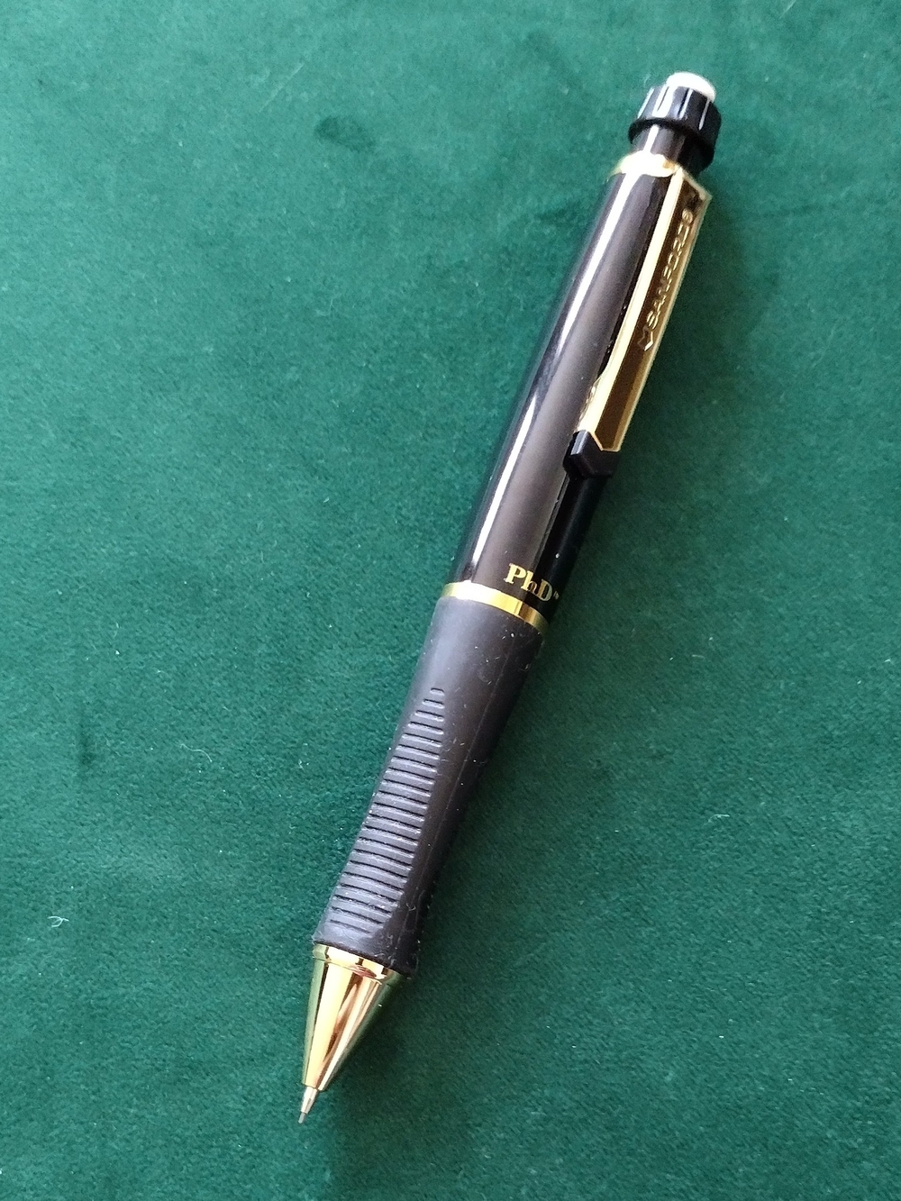 Black and Gold Sanford PhD Mechanical Pencil